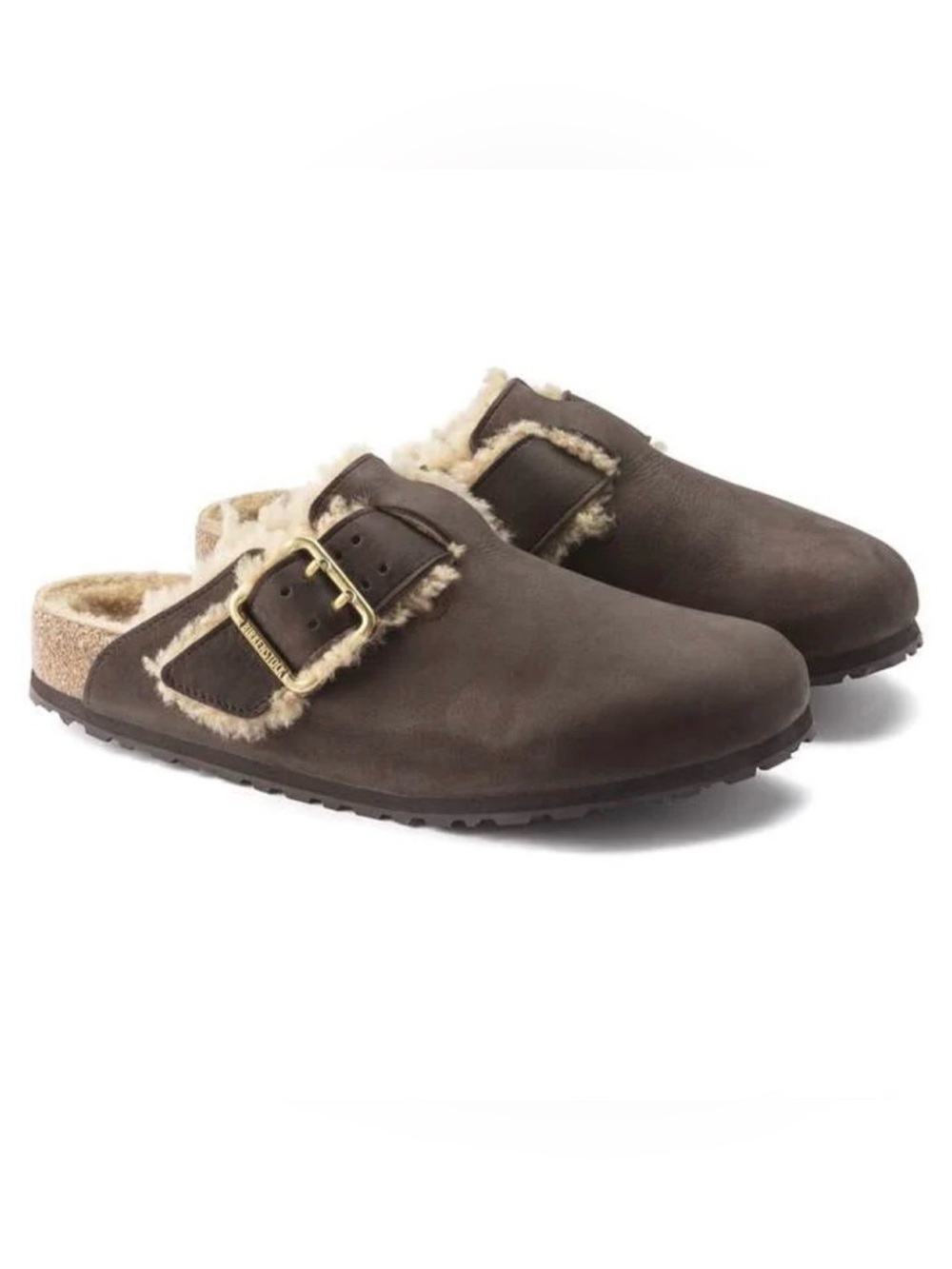 Birkenstock Boston Women’s Brown Shearling Clog Sz 41 Price Firm!